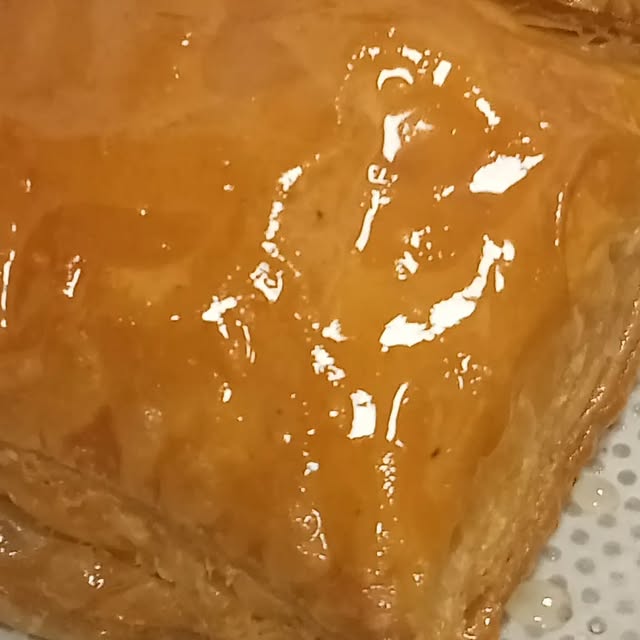 Dettaglio glassa pasticceria Vanilla Dessert